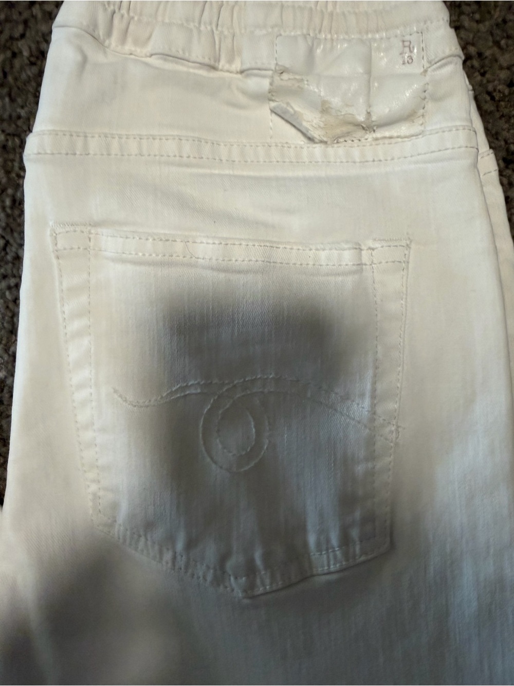 R13 White Women's Drawstring Jeggings